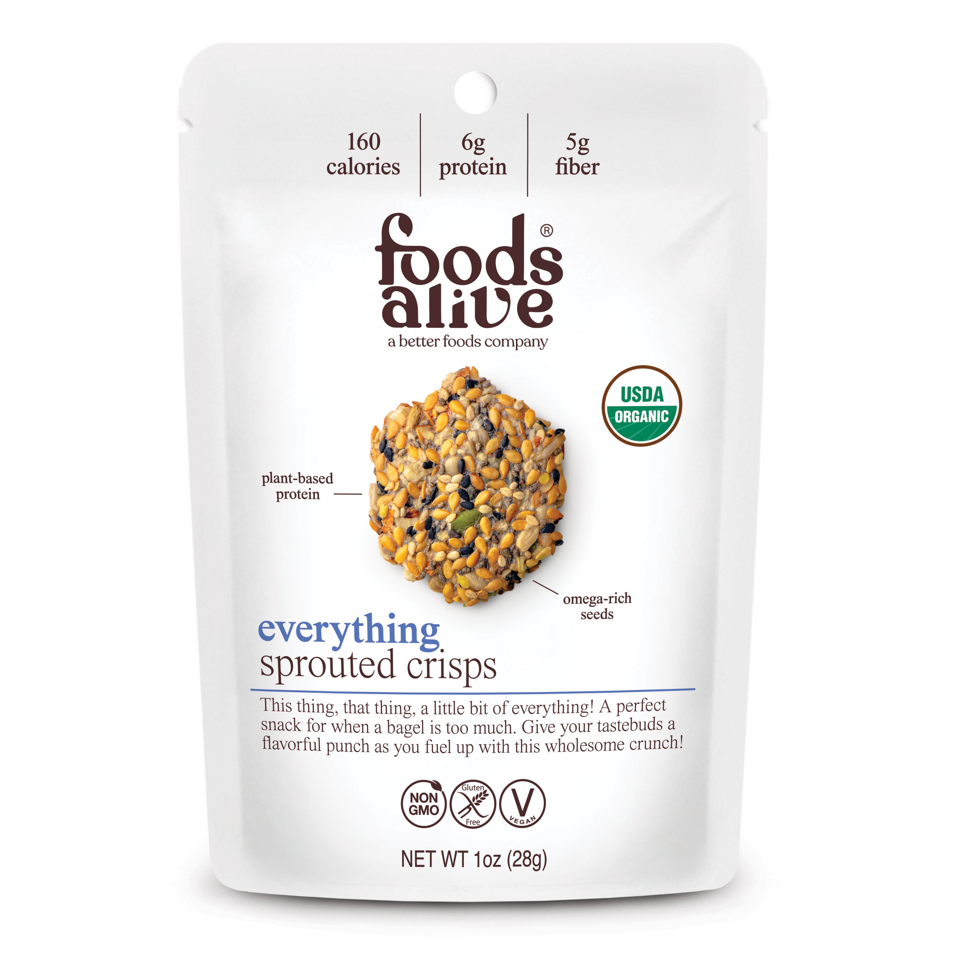 Everything Organic Sprouted Crisps - 1 oz