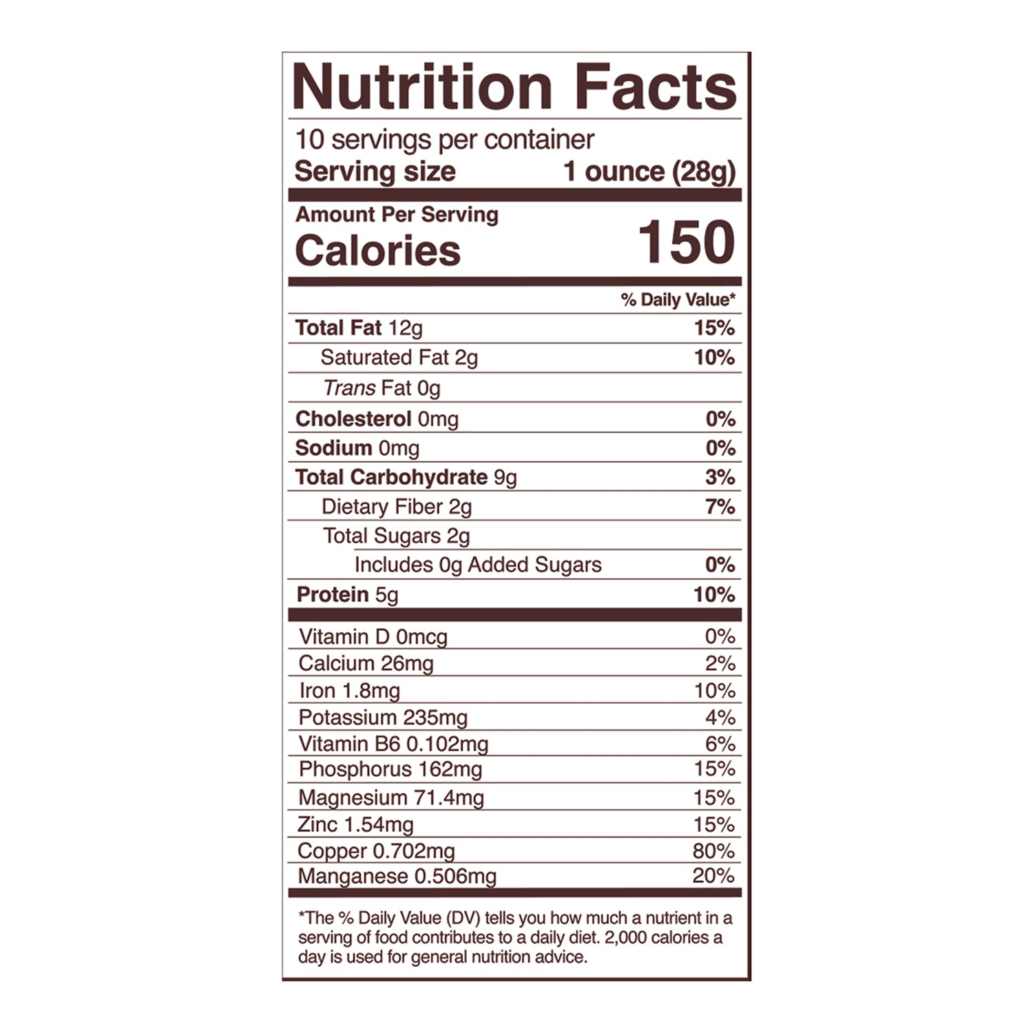 Organic Raw Cashews - 10oz - Front - Foods Alive,