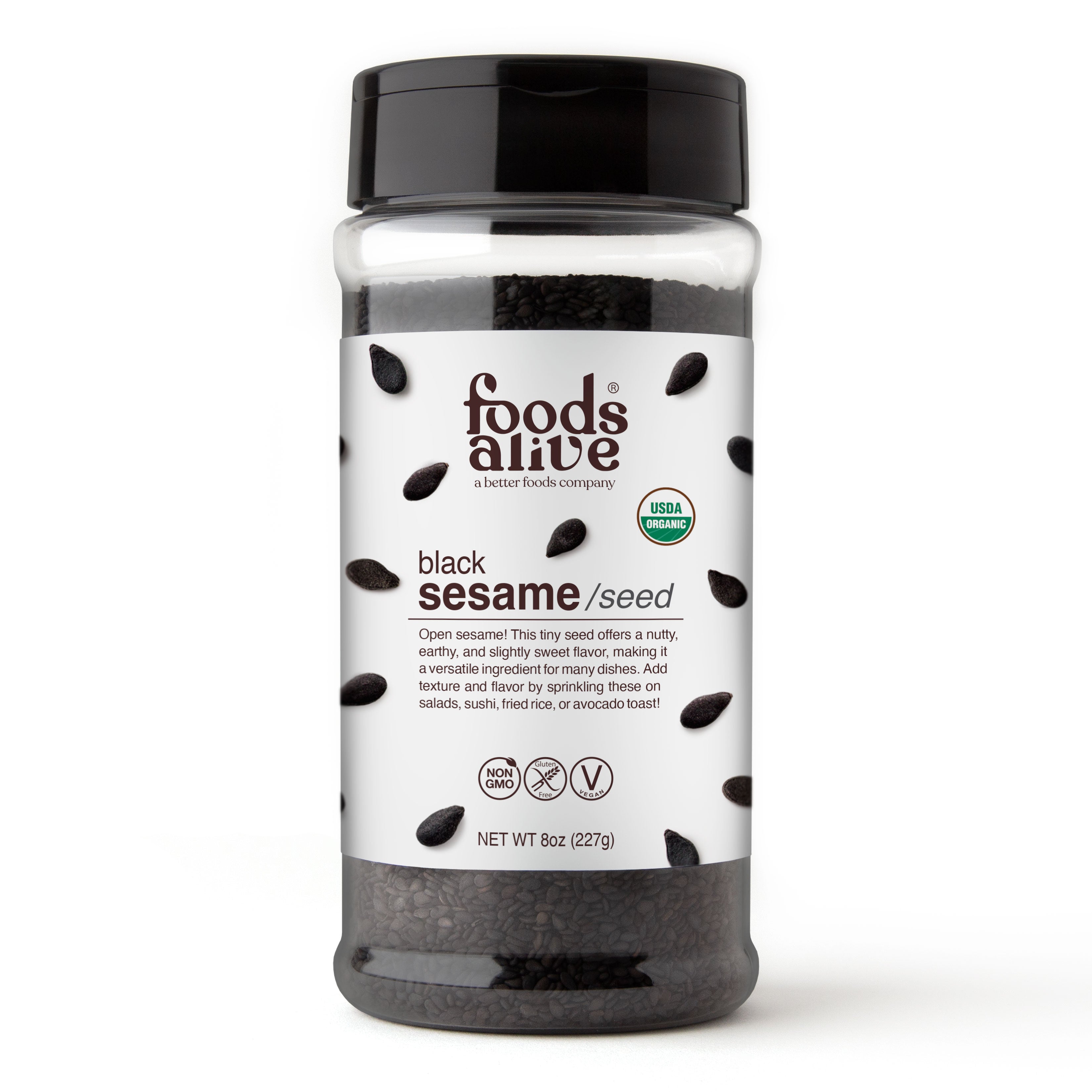 organic black sesame / seed