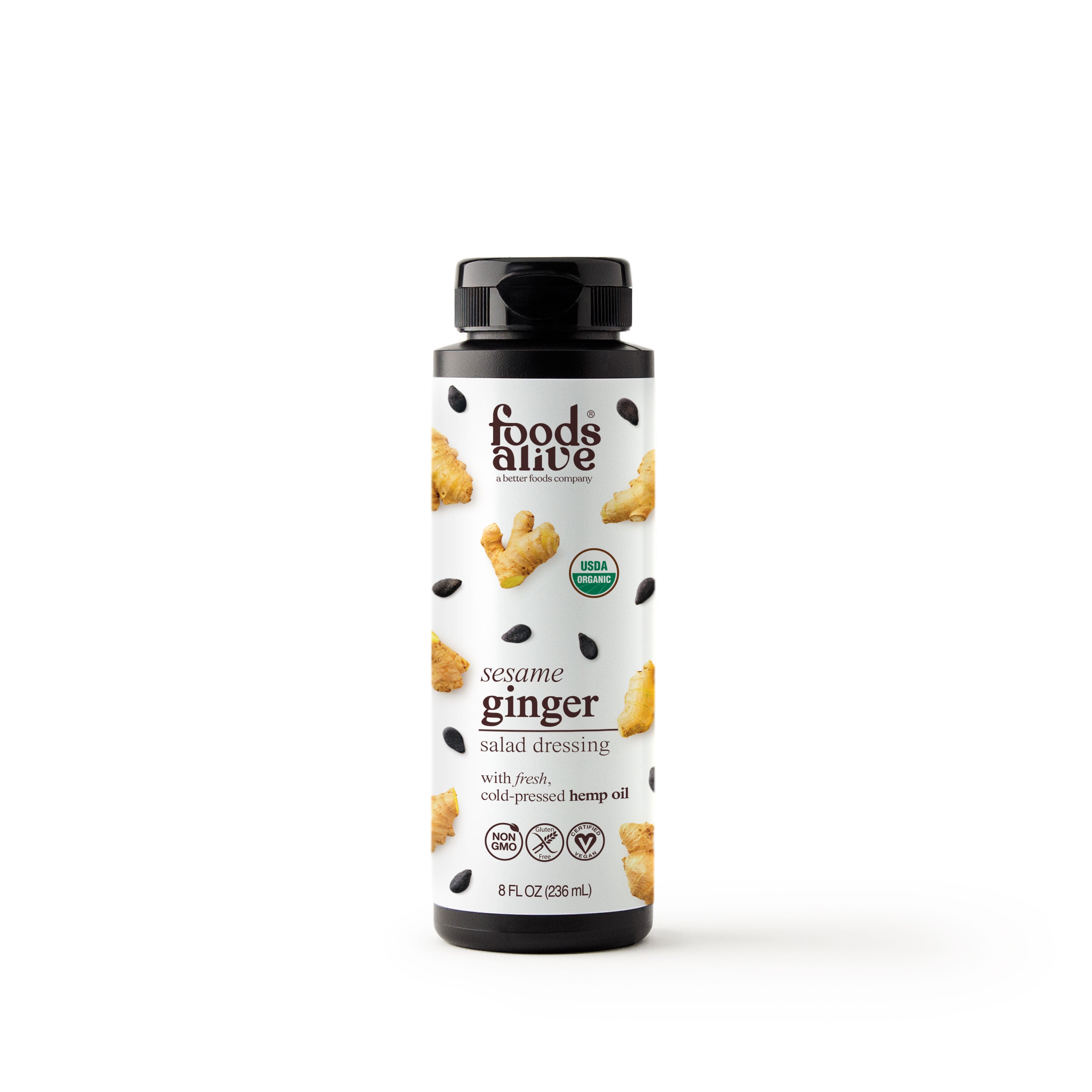 Organic Sesame Ginger Salad Dressing - 8oz
