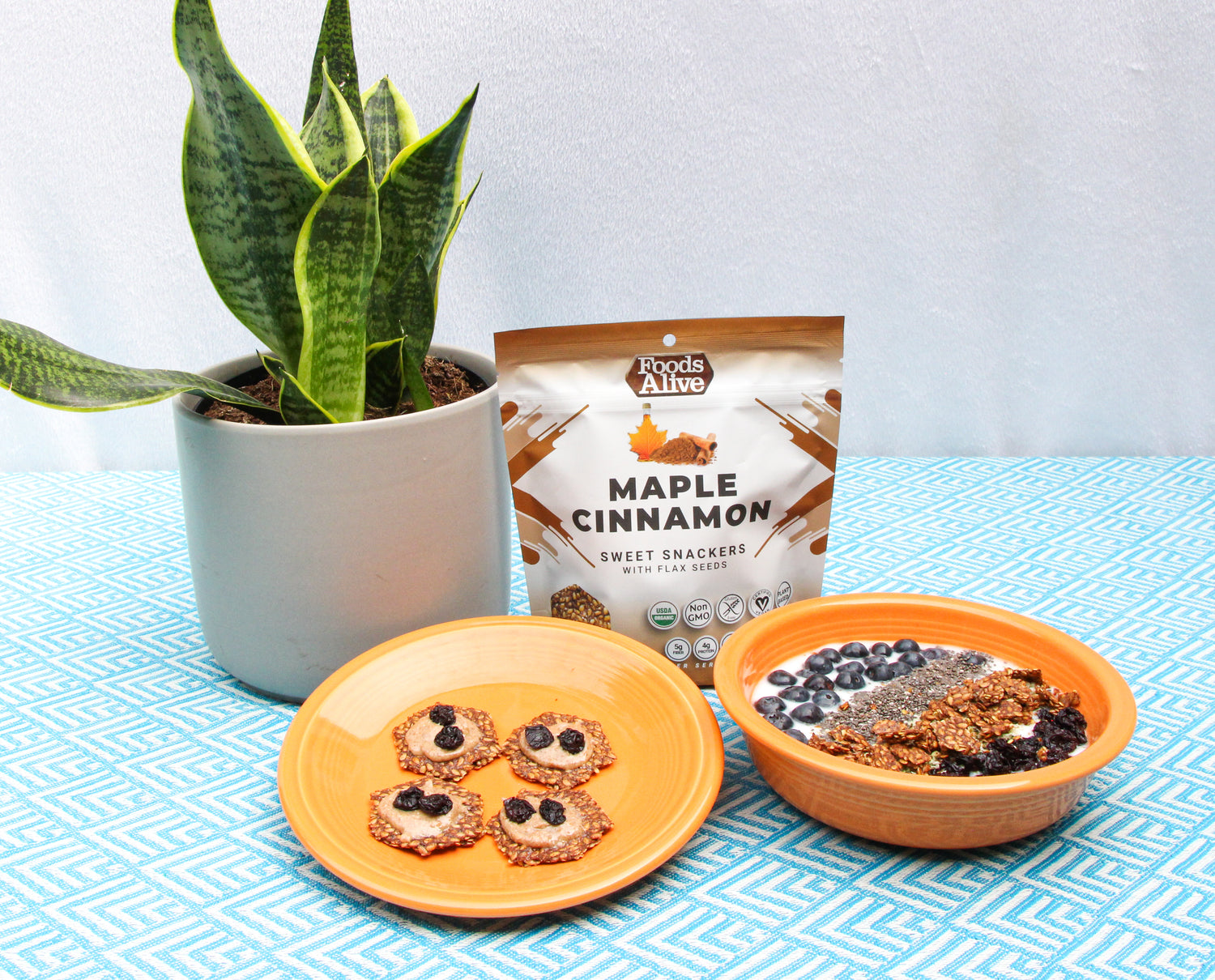 Foods Alive Maple Cinnamon Crackers Organic