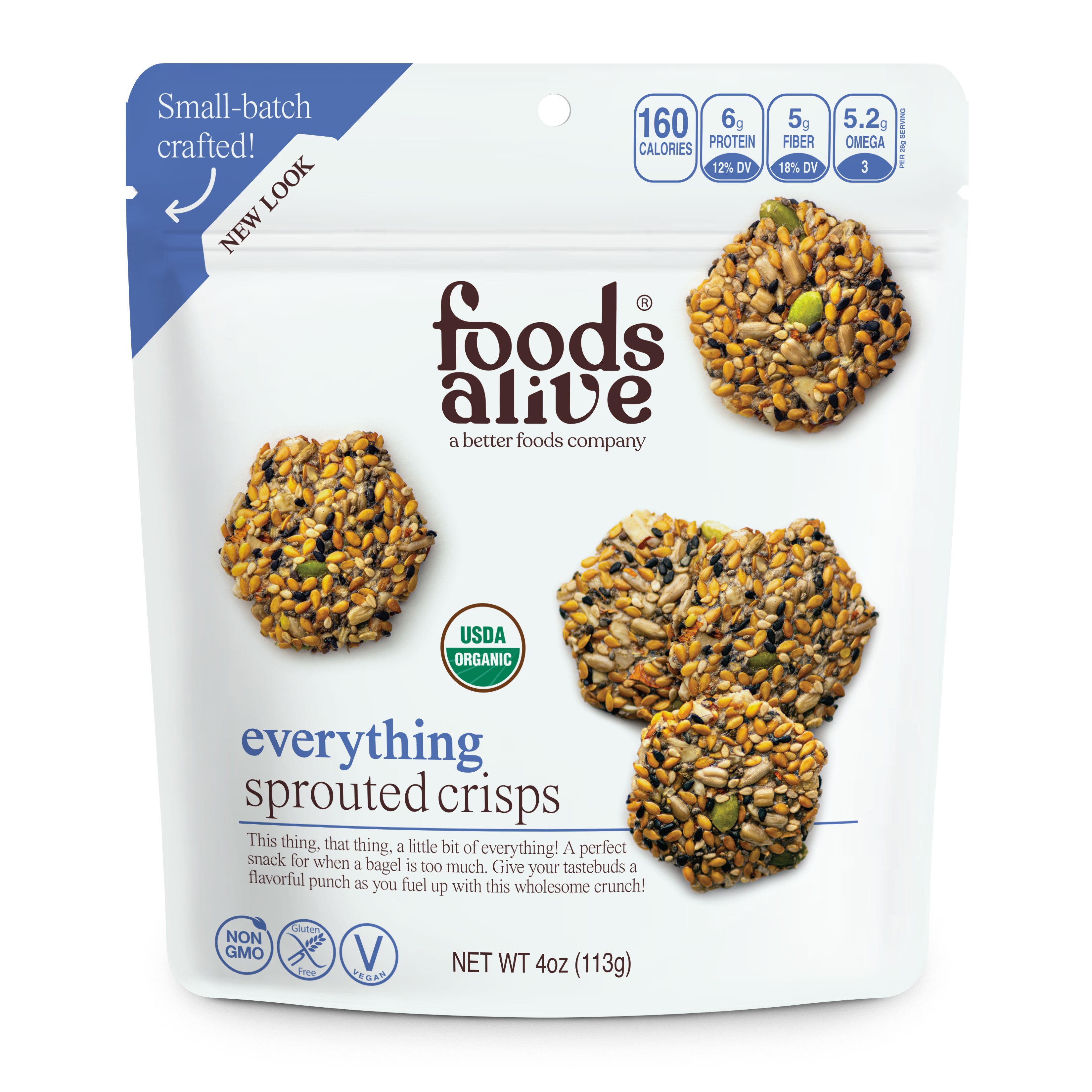 Everything Organic Sprouted Crisps - 4 oz,