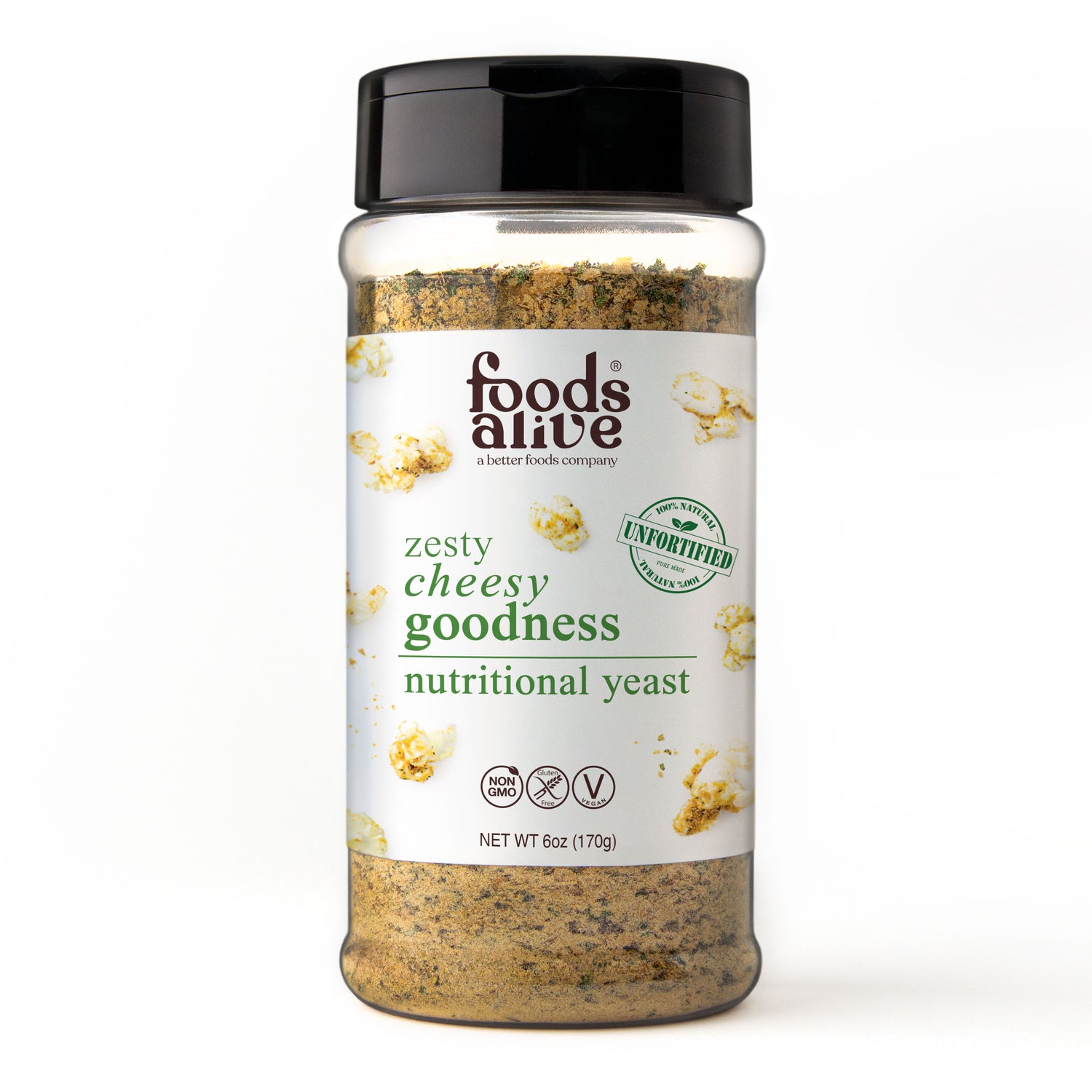 zesty cheesy goodness / nutritional yeast