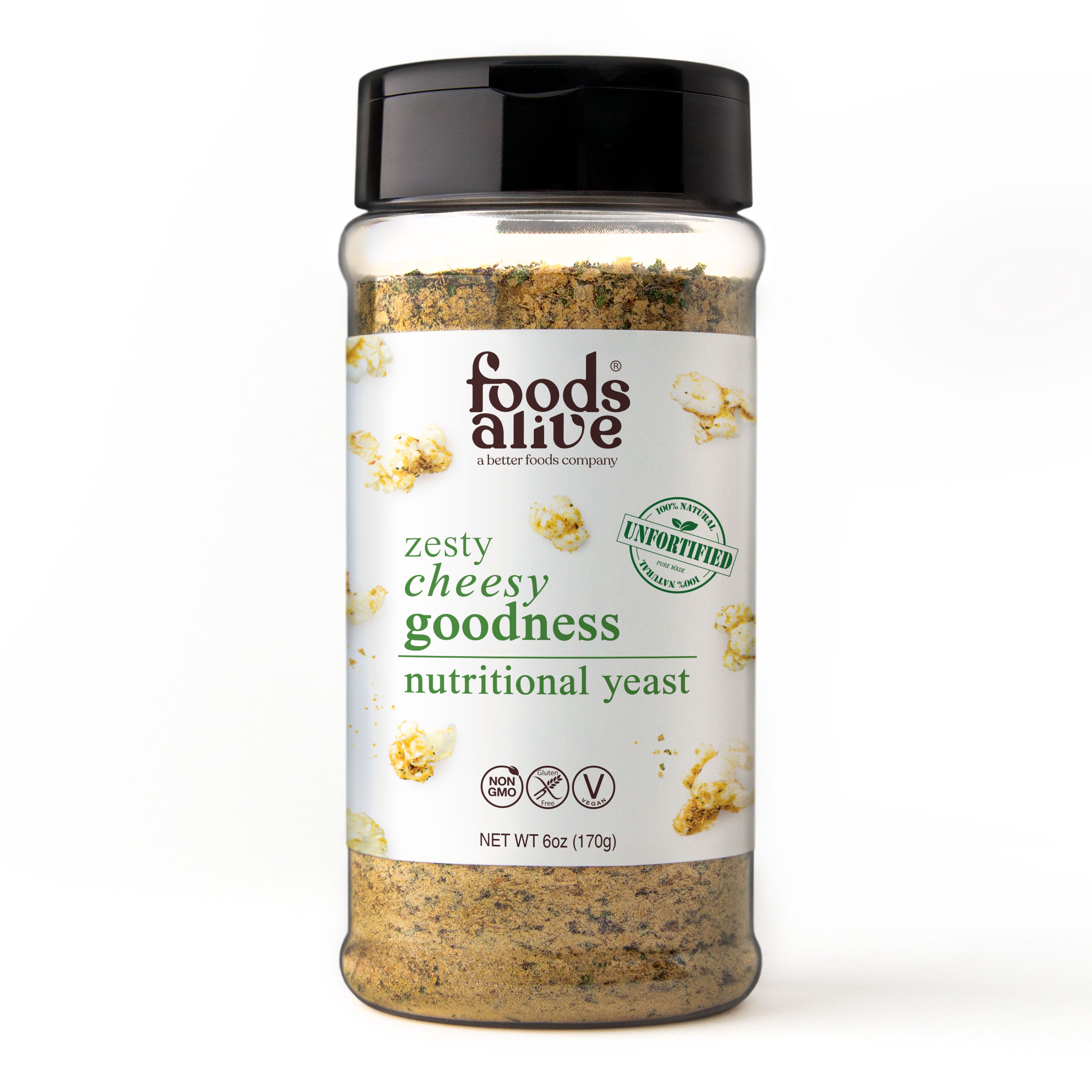 zesty cheesy goodness / nutritional yeast