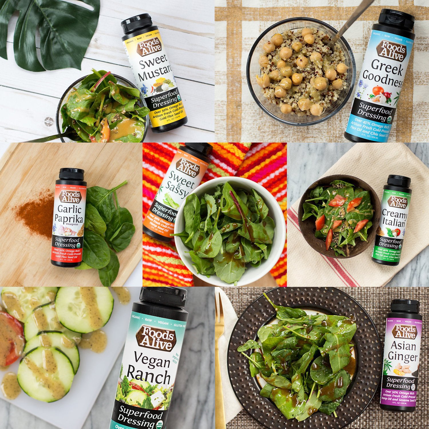 organic salad dressing Watkins Italian Mix, Pack of 12 Organic Fresh Pressed Apple Juice BRIANNAS Fine Salad Dressings Debuts