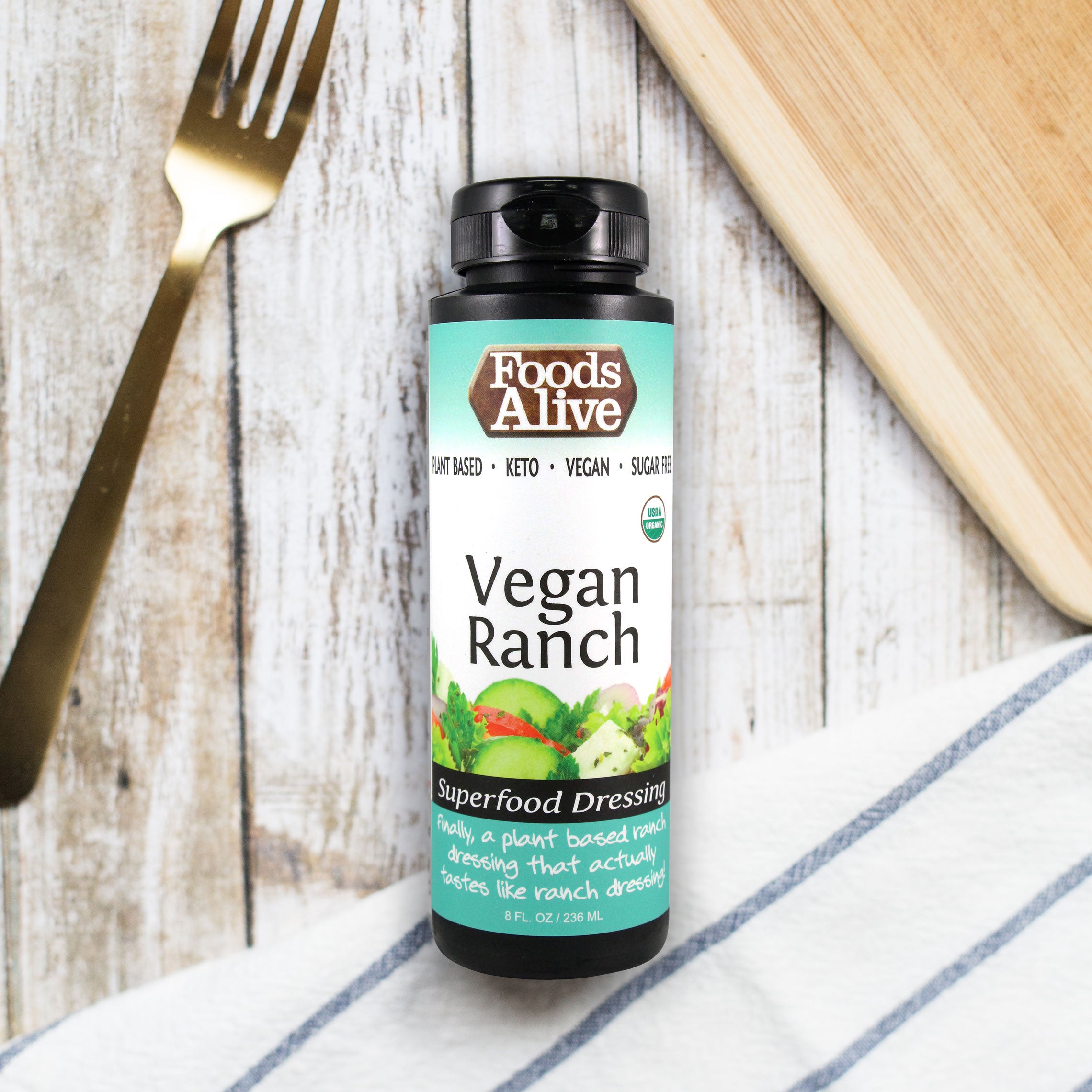 Ranch Superfood Dressing | Organic, Plant-Based, Vegan, Dairy-Free, Sugar-Free | Artisan Cold-Pressed Oil