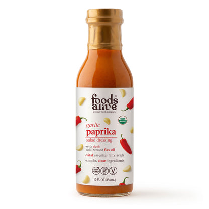 12oz garlic paprika in glass bottle