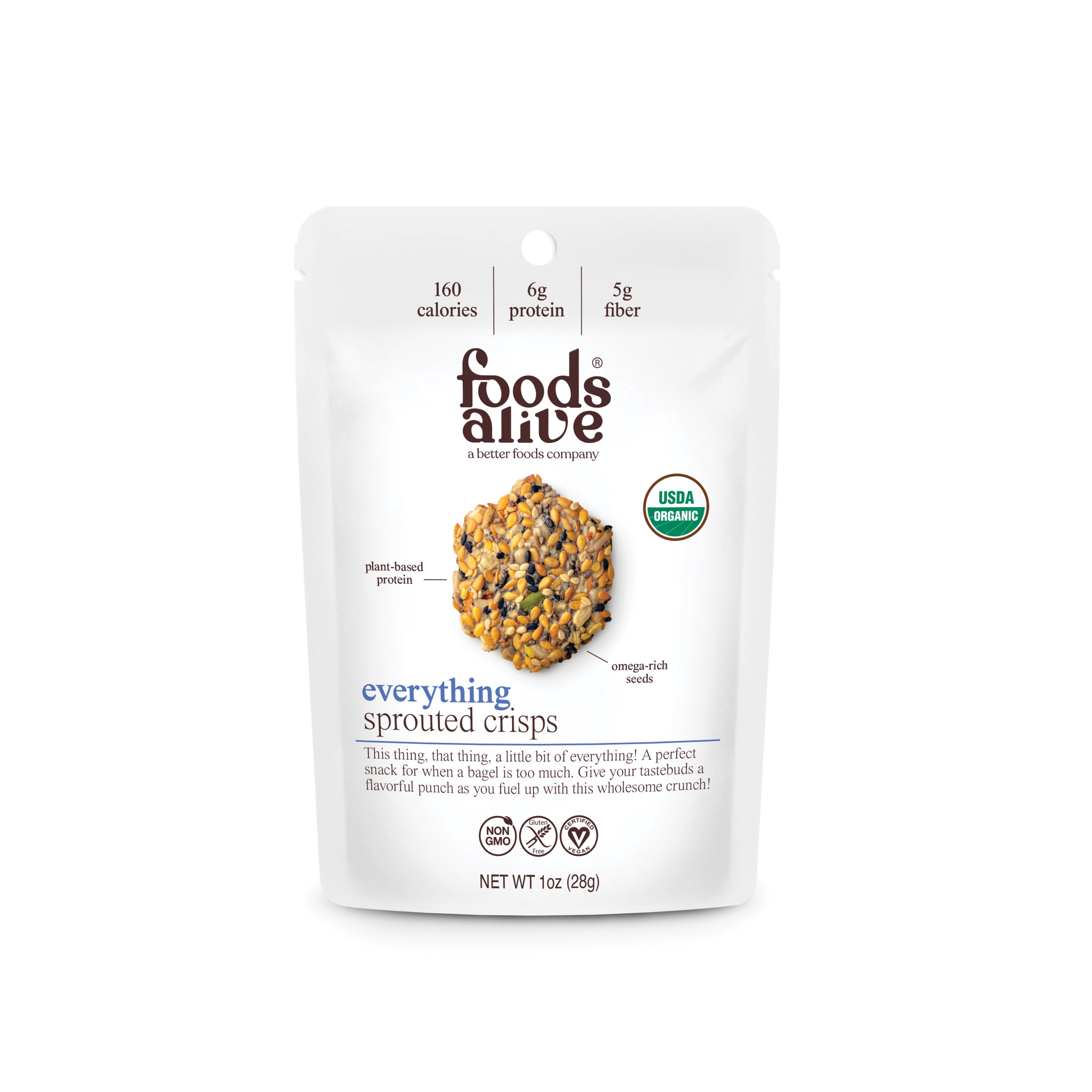 Everything Organic Sprouted Crisps - 1 oz