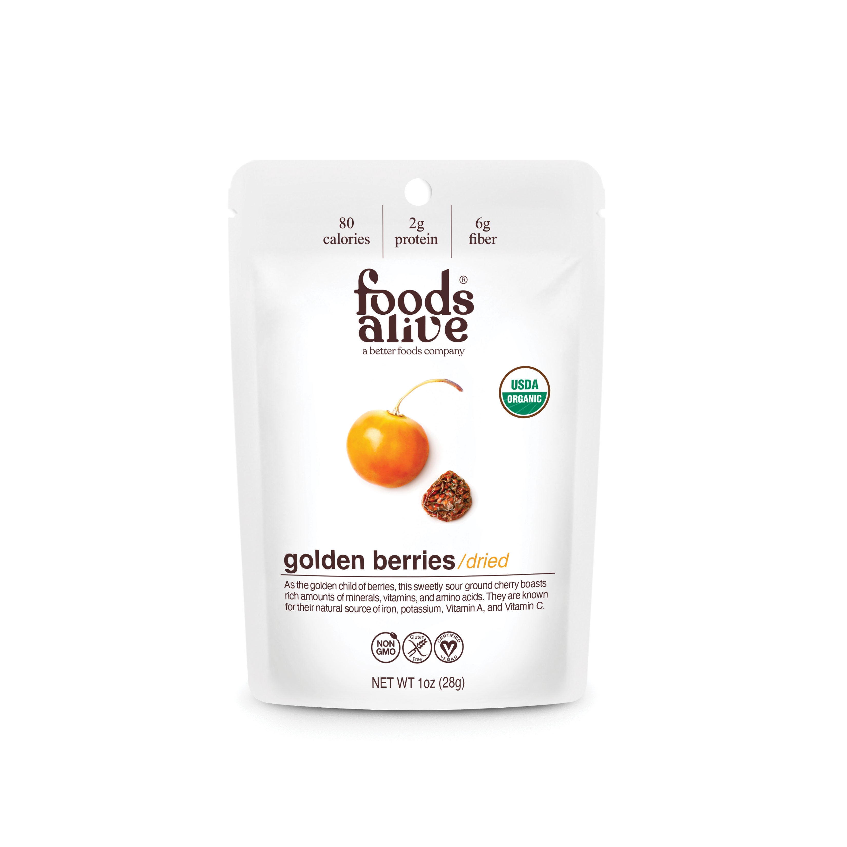 Organic Dried Fruit, Goldenberries, 8 oz at Whole Foods Market