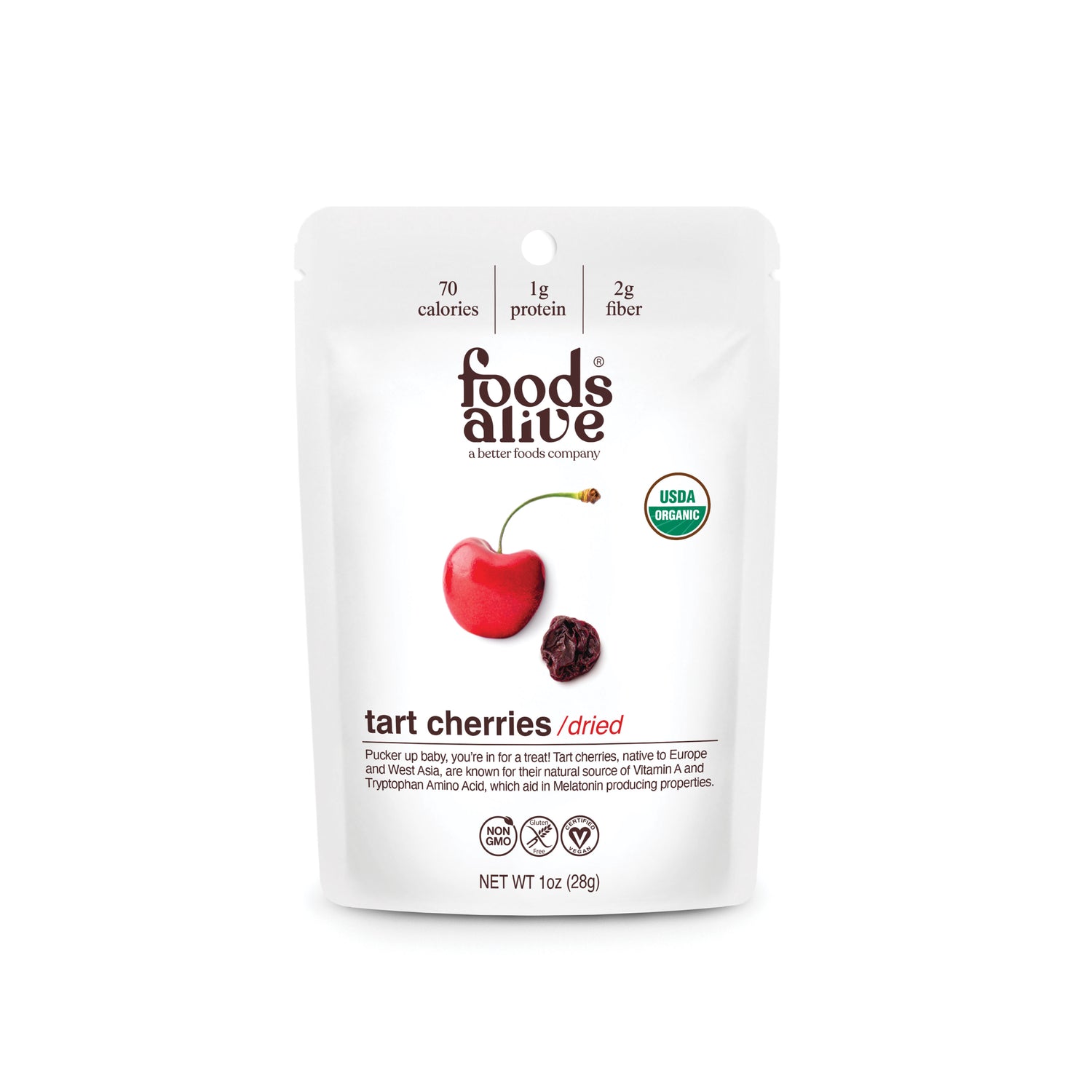 Tart Cherries - Organic - 1oz - Foods Alive