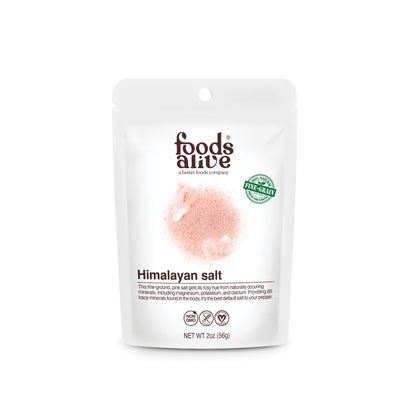 Foods Alive - Organic Himalayan Pink Mineral Salt - 2 oz