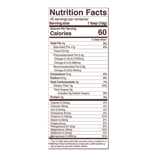 Golden Flax Seed Organic Raw Superfood Foods Alive Inc.
