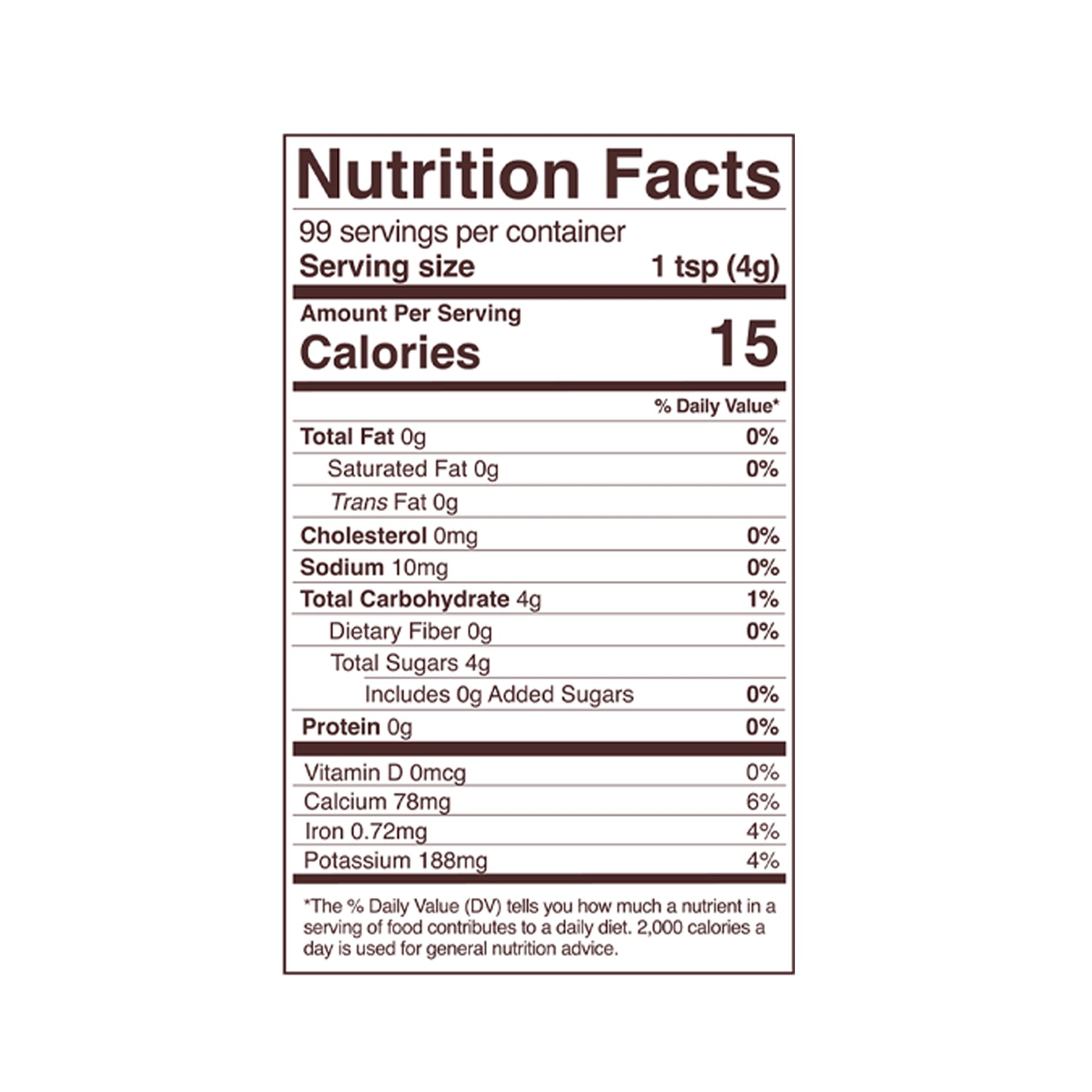 Foods Alive - Organic Coconut Sugar - 14 oz - Nutrition Panel