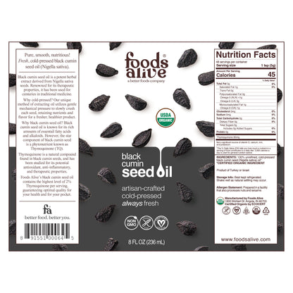 Foods Alive Organic Hemp Seed Oil 16 fl oz