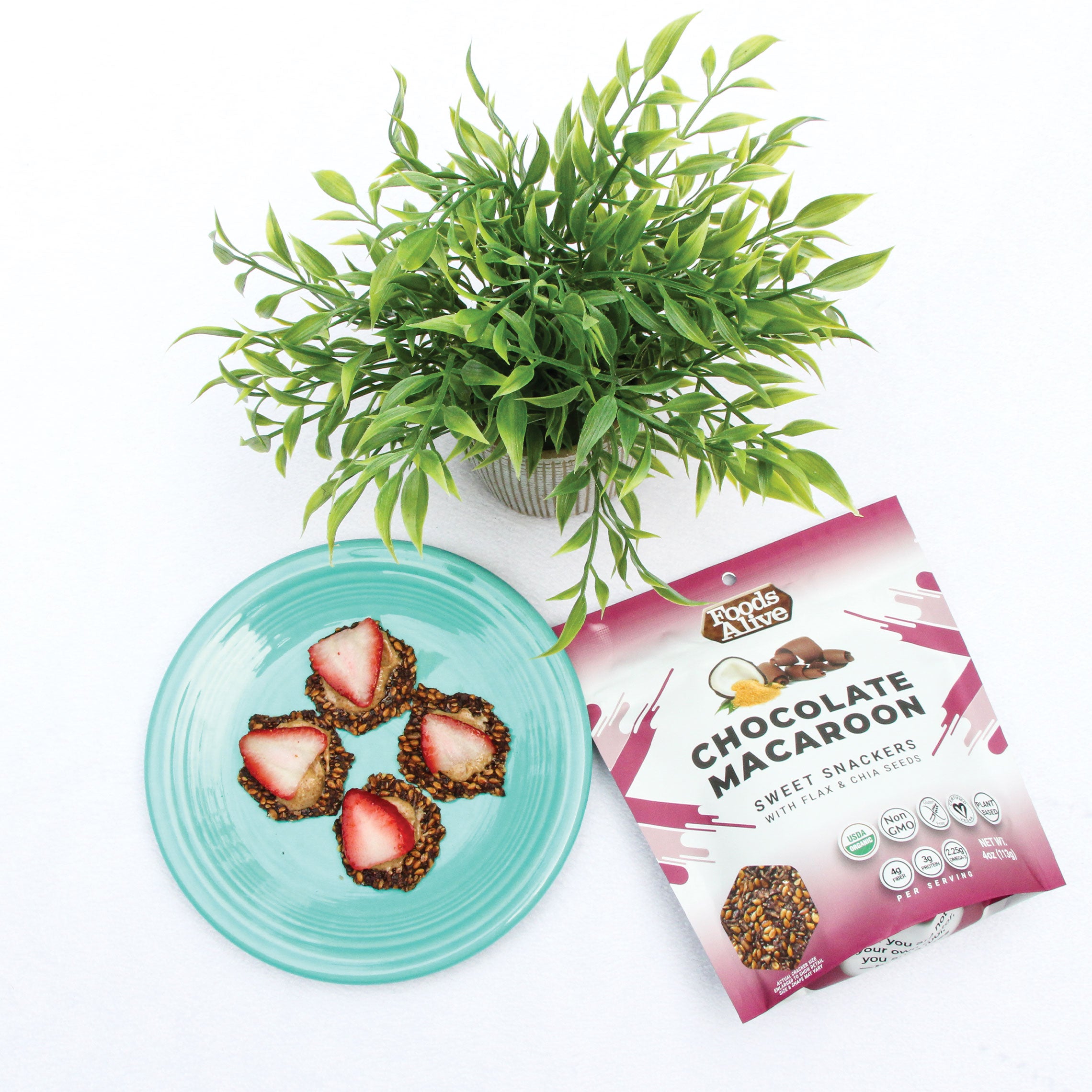 Foods Alive Organic Chocolate Macaroon Crackers