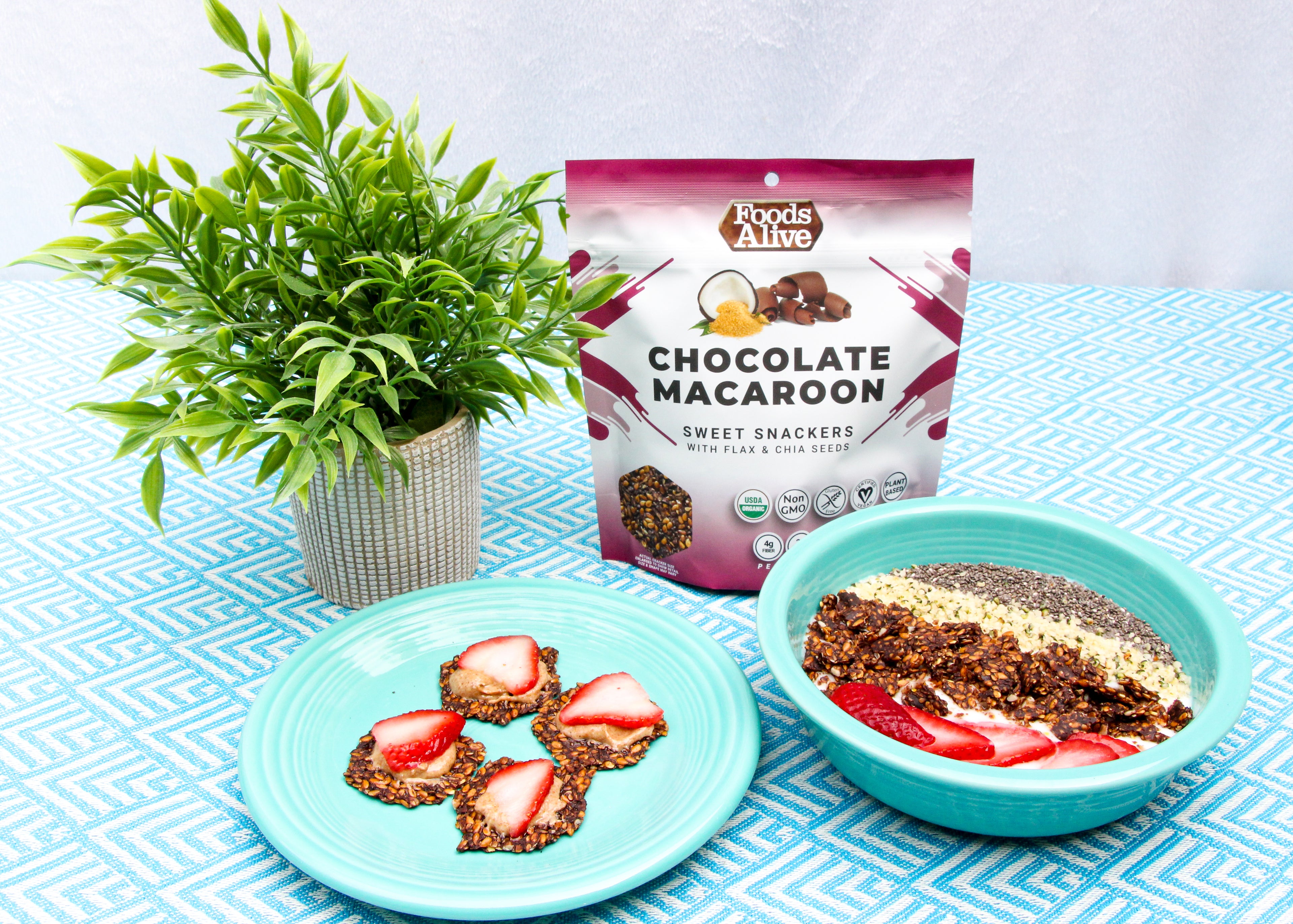 Foods Alive Organic Chocolate Macaroon Crackers