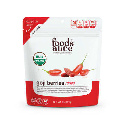Foods Alive - Organic Goji Berries - 8 oz