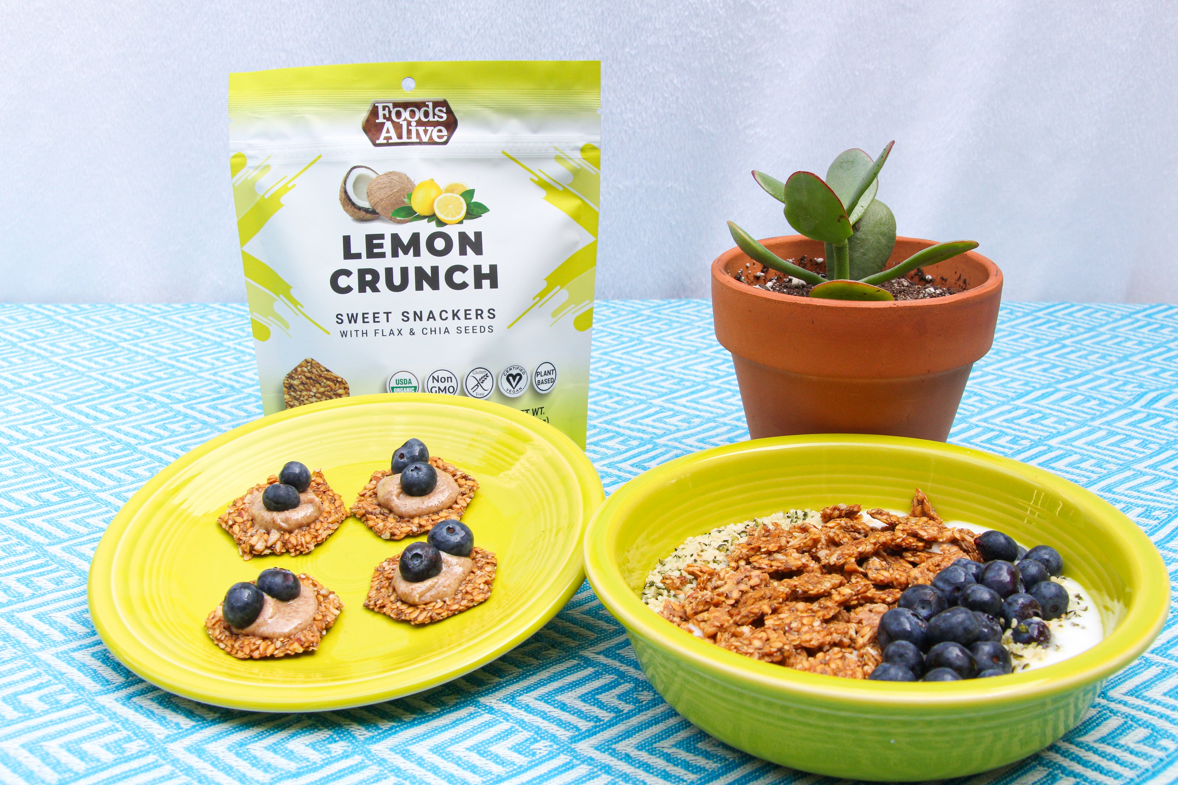 Foods Alive Organic Lemon Crunch Crackers