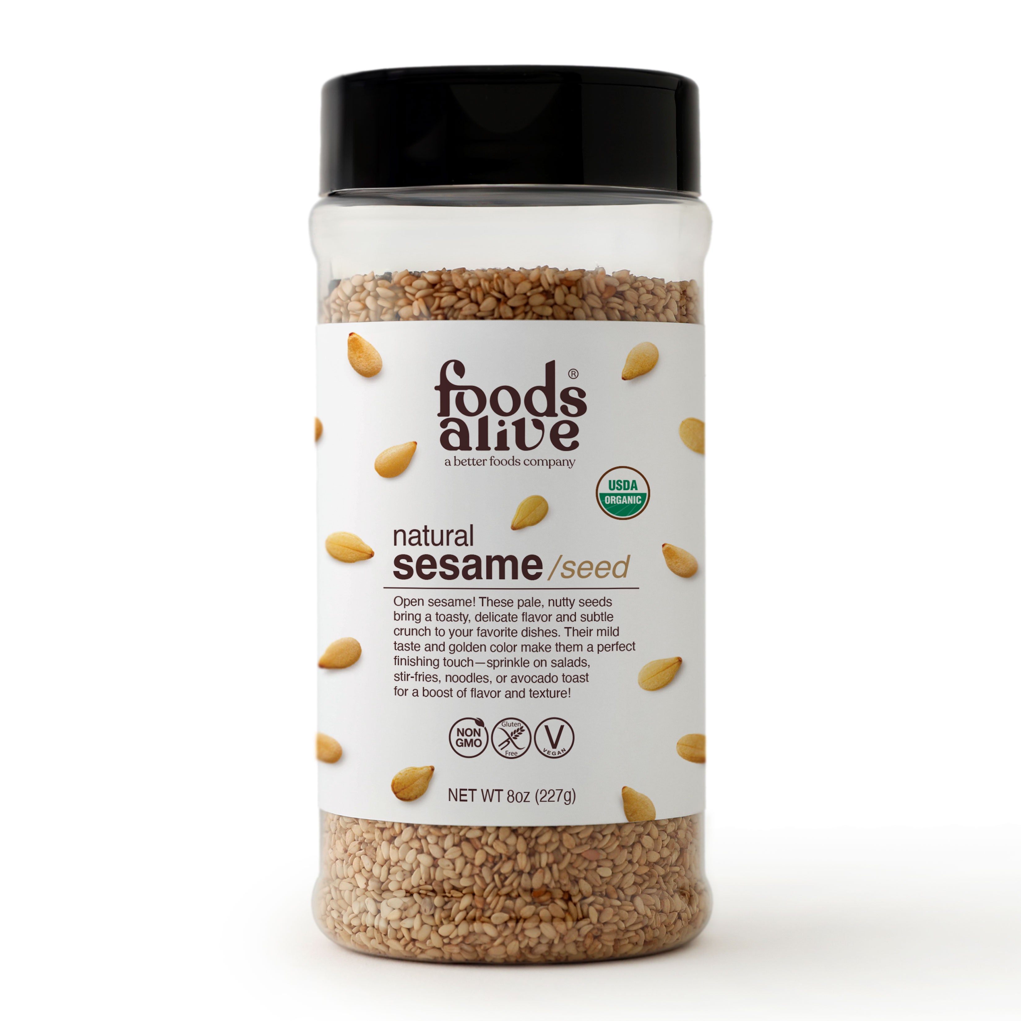 Organic Natural Sesame Seed - Raw, Vegan, Gluten-Free – Foods Alive Inc.