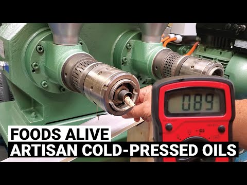 Foods Alive Golden Flax Oil Pressing Temperature - Organic, Artisan Cold-Pressed Golden Flax Oil video, 