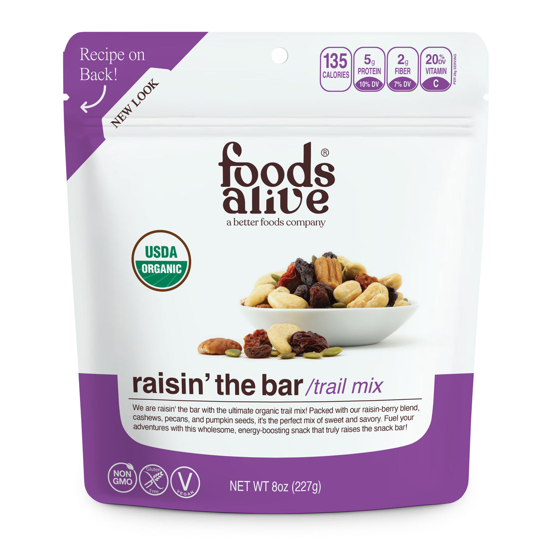 Organic, Raw, Trail Mix with simple, clean ingredients – Foods Alive Inc.