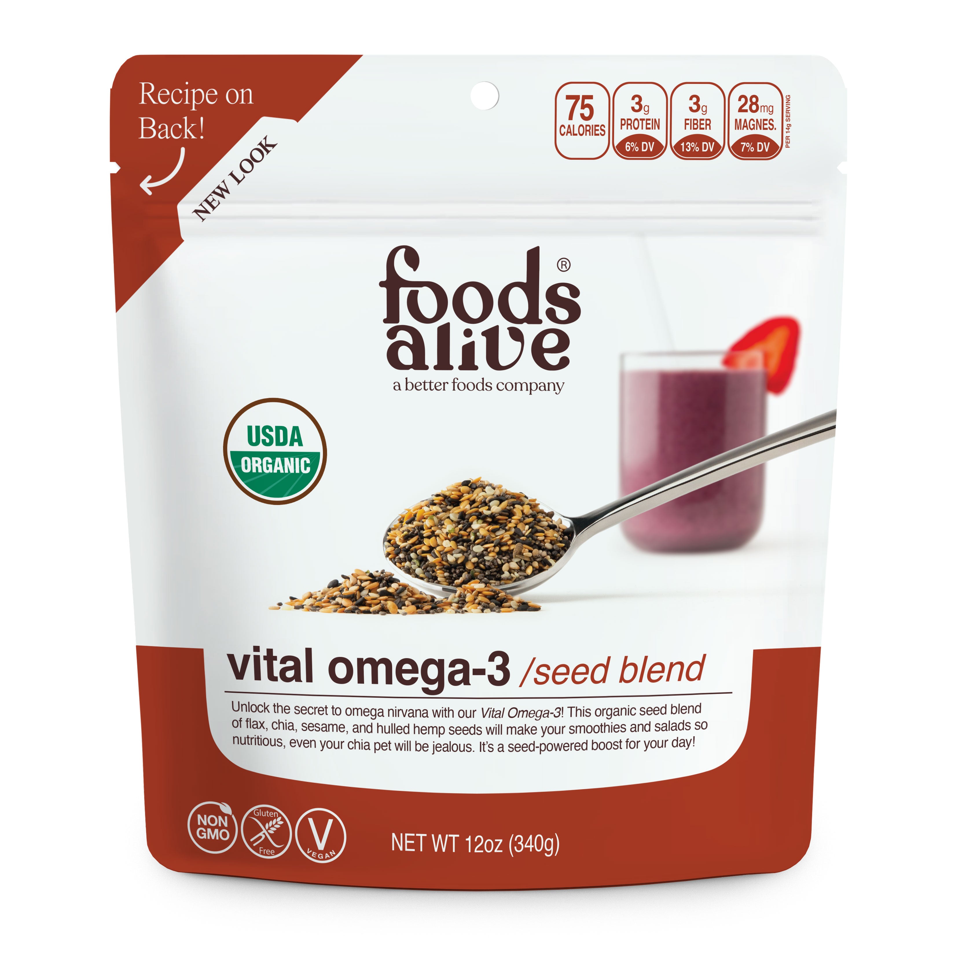 organic vital omega-3 seed blend front