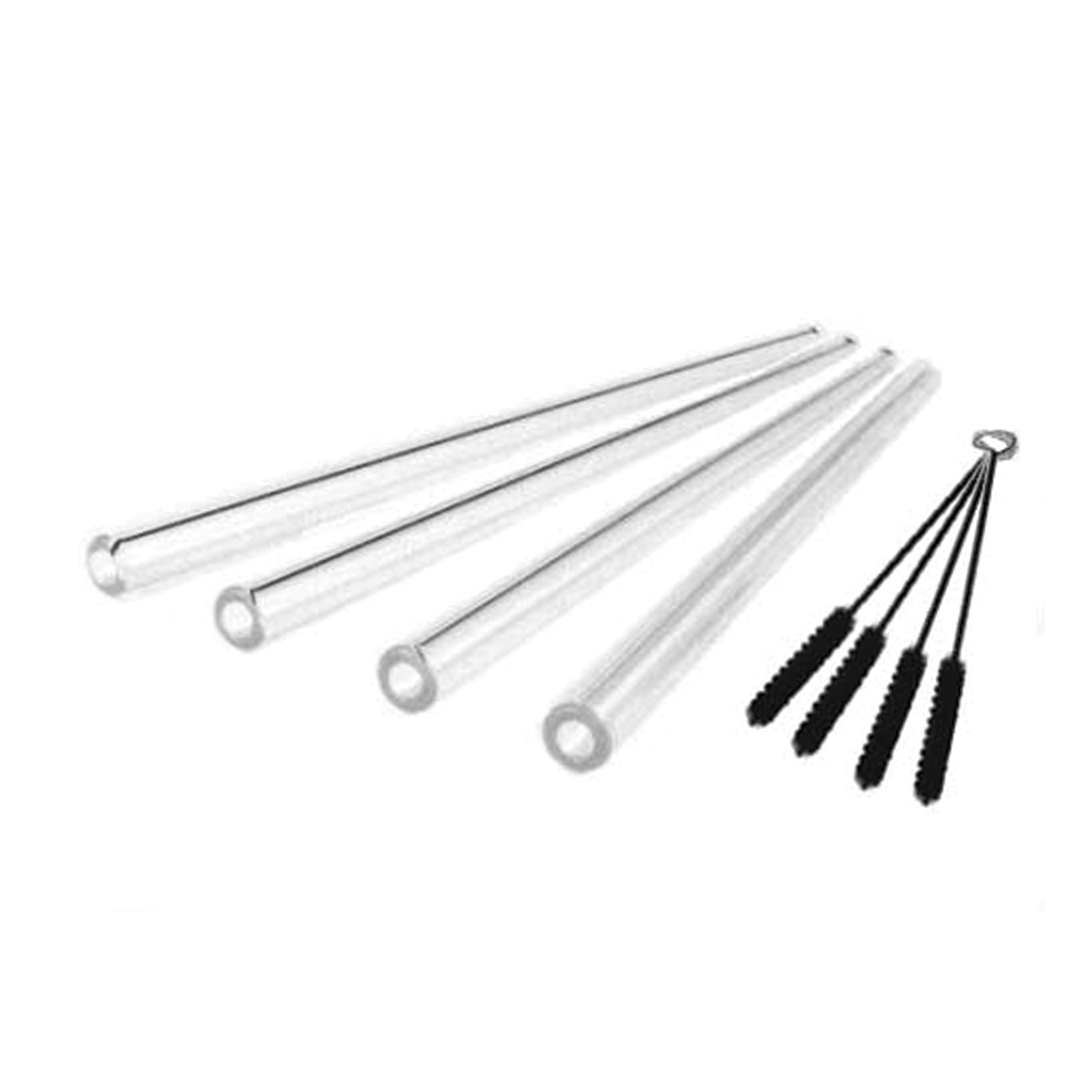 8 Pieces 14 Inch Stainless Steel Straws Long Drinking Straws for 100 oz  Tumblers, Reusable Metal Drinking Straws Extra with 4 Pieces Cleaning Brush  