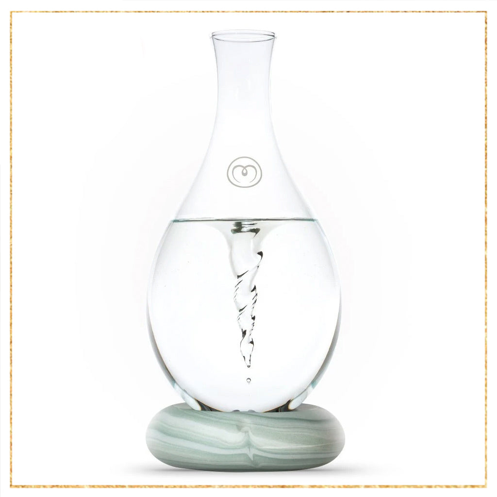 Graystone Colored Base Mayu Swirl Water Enhancing Carafe